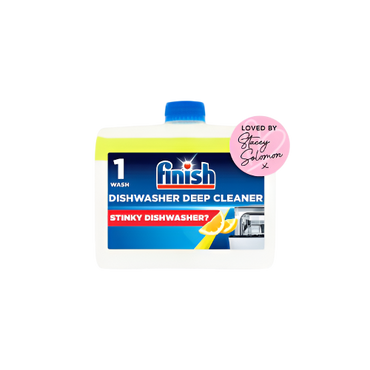 Finish Lemon Dishwasher Cleaner 250ml – Removes Grease & Limescale